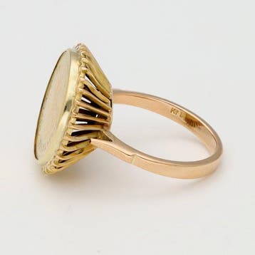 Ring - 18 karaat Geel goud, Handtassen en Accessoires, Ringen, Nieuw