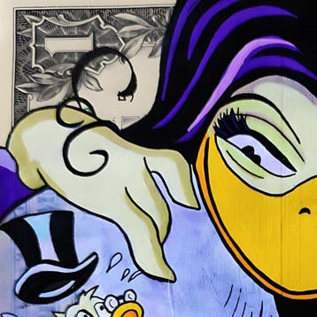 TOONS - UNIQUE PIECE 1/1 — MAGICA’S MONEY SPELL — MAGICA DE, Antiquités & Art, Art | Peinture | Moderne