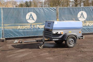 Veiling: Compressor Atlas Copco XAS37 KD M A Diesel 2008, Ophalen