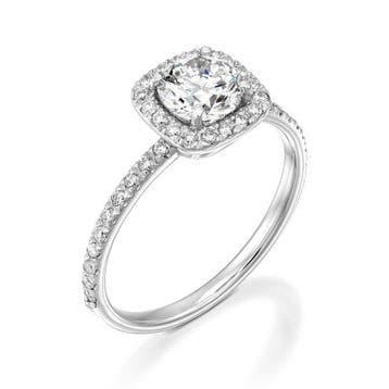 Bague de fiançailles - 14 carats Or blanc - 2.25ct. tw., Bijoux, Sacs & Beauté, Bijoux anciens