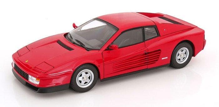 kk-scale 1:12 - Modelauto - Ferrari Testarossa - 1986 - Rood, Hobby en Vrije tijd, Modelauto's | 1:5 tot 1:12