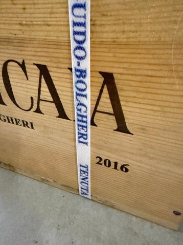 2016 Tenuta San Guido, Sassicaia - Bolgheri DOC - 6 Flessen, Verzamelen, Nieuw