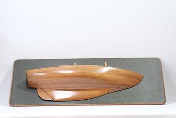 Wanddecoratie - Italië - Houten modelboot