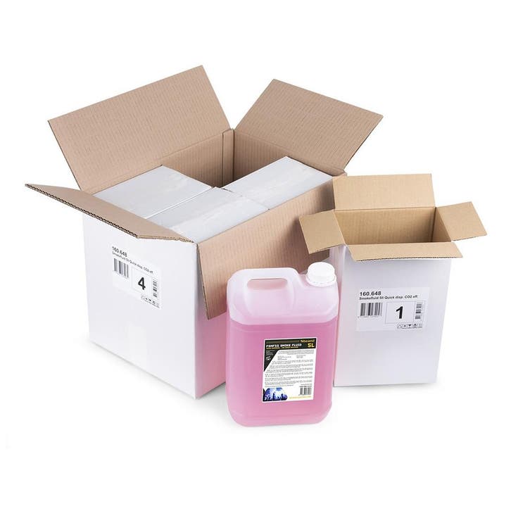 4x BeamZ FSMF5Q rookvloeistof met CO2 effect – 5 liter, Muziek en Instrumenten, Licht en Laser, Verzenden