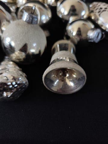 piek pegels bellen ballen - Kerstboomversiering (20) - Glas