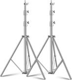 Lichtstatieven set 2.8m RVS | Retour deal | Sla je slag, Audio, Tv en Foto, Fotografie | Fotostudio en Toebehoren, Verzenden, Zo goed als nieuw