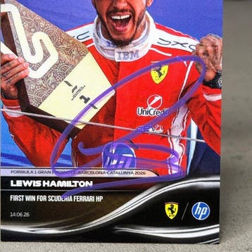 Ferrari - Topps Now - (038) Lewis Hamilton First Win for, Nieuw