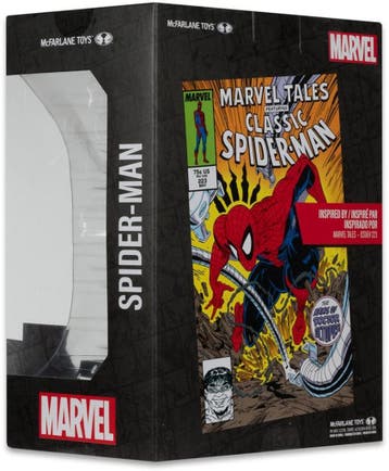 McFarlane Toys Marvel Spider-Man Marvel Tales #223 PVC Stand, Antiquités & Art, Art | Sculptures & Bois, Ophalen of Verzenden