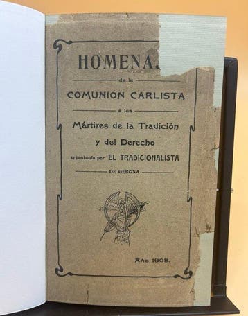 Comunión Tradicionalista - Homenaje de la Comunión Carlista, Antiek en Kunst