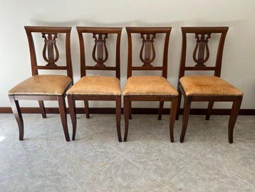 Ensemble de sièges (4) - Bois - Chaises vintage en bois
