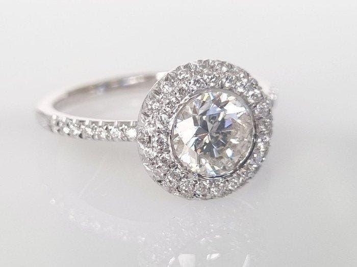 Bague de cocktail - 18 carats Or blanc - 1.34ct. tw. Diamant, Bijoux, Sacs & Beauté, Bijoux anciens