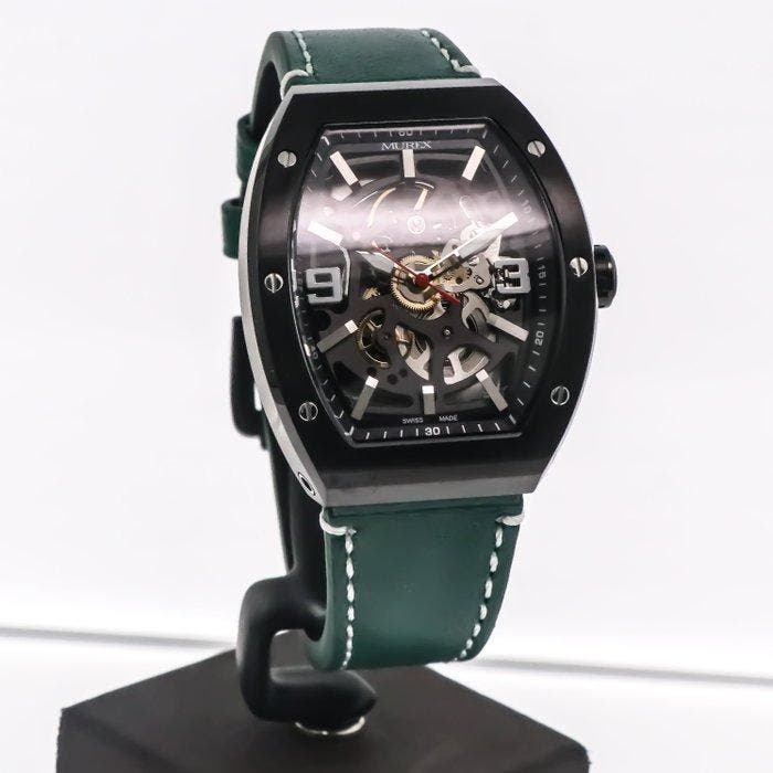 Murex - Swiss Watch Skeleton Automatic Watch -, Handtassen en Accessoires, Horloges | Heren