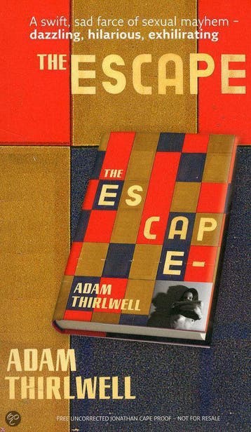 The Escape 9780224089128 Adam Thirlwell, Verzenden, Adam Thirlwell