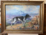 Giorgio Bergesio (1919-1975) - Cane da caccia Breton