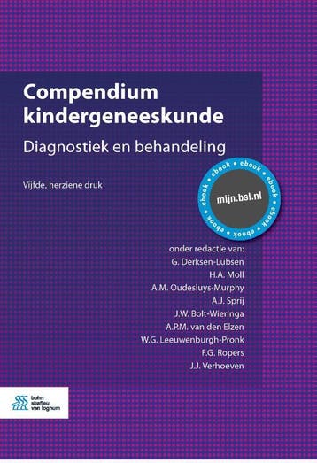 Compendium kindergeneeskunde 9789036817912, Verzenden