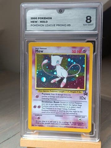 Pokémon - 1 Graded card - Mew Carte promo - GG 8 - WOTC