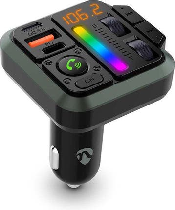 FM Transmitter - Bluetooth - Bluetooth Adapter Autoradio - Z, Verzenden