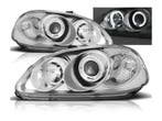 Angel Eyes koplampen Chrome geschikt voor Honda Civic, Verzenden