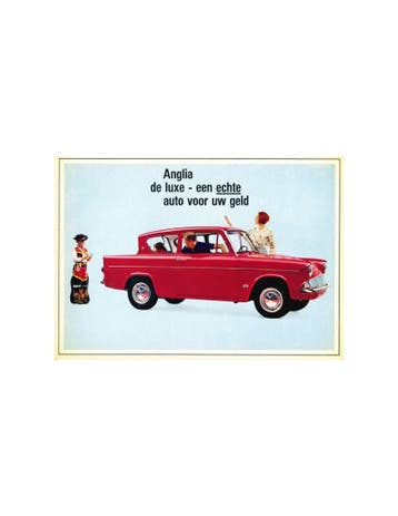 1965 FORD ANGLIA DELUXE / ESTATE DELUXE BROCHURE NEDERLANDS, Ophalen of Verzenden, Nieuw