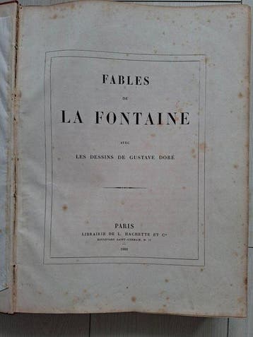 Jean De La Fontaine - Fables de La Fontaine - 1868-1868