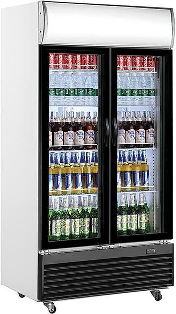 SARO Flessenkoeler met dubbele glasdeur - GTK 800, Verzenden