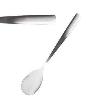 Koffielepels | SATIN | RVS | 12 Stuks | Lengte 140mm Comas, Verzenden, Nieuw in verpakking