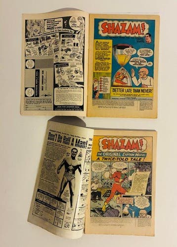 Shazam! #6 #8 #9 #18 #22 #24 - Reprints The Marvel Family #1