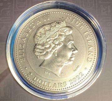 Niue. 2 Dollars 2022, Isis The Egyptian Goddess, 2 oz