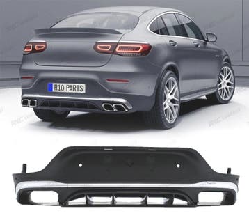 Diffuseur Pour Mercedes Glc C253 Coupé Amg 16-22 Look Glc63, Autos : Pièces & Accessoires, Verzenden