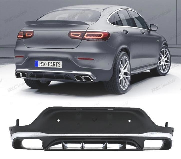 Diffuseur Pour Mercedes Glc C253 Coupé Amg 16-22 Look Glc63, Auto-onderdelen, Carrosserie, Verzenden