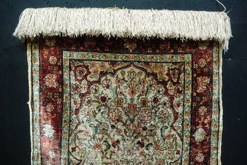 Tapis en soie Hereke turc - Tapis - 87 cm - 51 cm