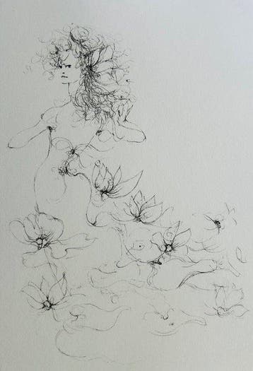 Leonor Fini (1907-1996) - Monsieur Vénus - Gravure originale