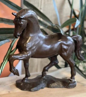 Beeld, After Michelangelo Horse Sketches - 27 cm - Giet