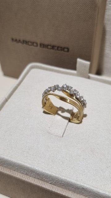 Marco Bicego - Ring - 18 karaat Geel goud, Witgoud - 0.70ct., Nieuw