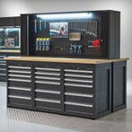 Datona Werkbank PRO – eiken werkblad – 36 lades – met, Ophalen of Verzenden, Nieuw