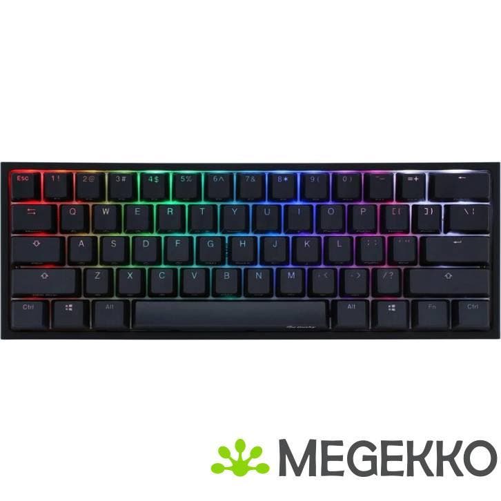 Ducky One 2 Pro Mini RGB Zwart Cherry MX Brown, Computers en Software, Toetsenborden, Nieuw, Verzenden