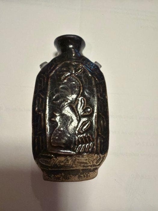 Parfumfles - Keramiek - Flesje voor toverdrank of parfum., Antiquités & Art, Antiquités | Autres Antiquités