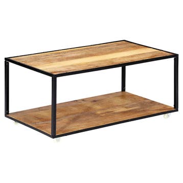 vidaXL Salontafel 90x50x40 cm massief gerecycled hout, Verzenden