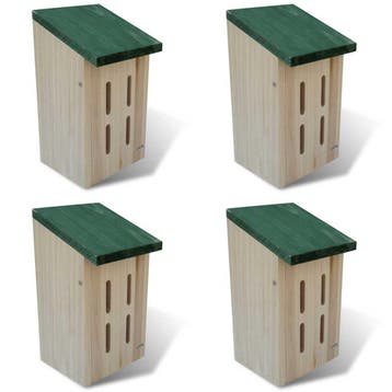vidaXL Vlinderkast 14 x 15 x 22 cm (set van 4), Verzenden, Nieuw