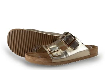 Graceland Slippers in maat 39 Goud, Kleding | Dames, Slippers, Overige kleuren, Verzenden, Zo goed als nieuw