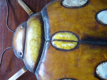 Beeld, GROOT LIEVE. HEERSBEESTJE - 64 cm - Metaal
