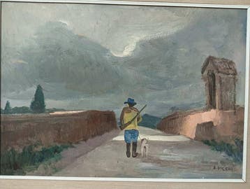 Anchise Picchi (1911-2007) - Ritorno dalla caccia