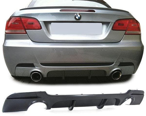 Performance Look Diffuser 335i Zwart BMW E92 E93 B1923, Auto-onderdelen, Carrosserie, Nieuw, BMW, Achter