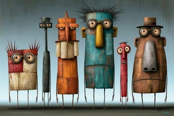 Giancarlo Colombo - GCD Art - Weirdos #116
