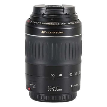 Canon EF 55-200mm f/4.5-5.6 II USM met garantie, Ophalen of Verzenden