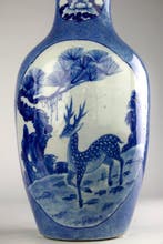 Delft, Plateelbakkerij - Vaas (2) - Delfts blauw, Antiek en Kunst