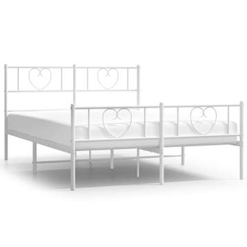 Stalen Bedframe Wit 120x190 | 41% eraf, nu Retour Deal!, Huis en Inrichting, Slaapkamer | Bedden, Verzenden, 190 cm of minder