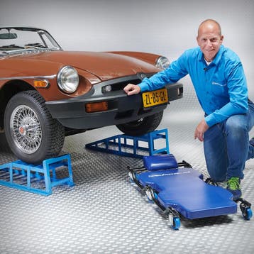Datona Combivoordeel: oprijbokken XXL + garage ligkar -, Motoren, Ophalen of Verzenden, Nieuw