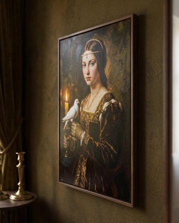 RODRIGUES (MDLXXV) - The Lady with the Dove, Antiek en Kunst