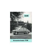 1961 SAAB 96 GRANTURISMO 750 BROCHURE ZWEEDS, Nieuw